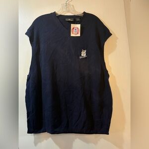 University of Connecticut Sweater Vest Antigua Sz XL NWT